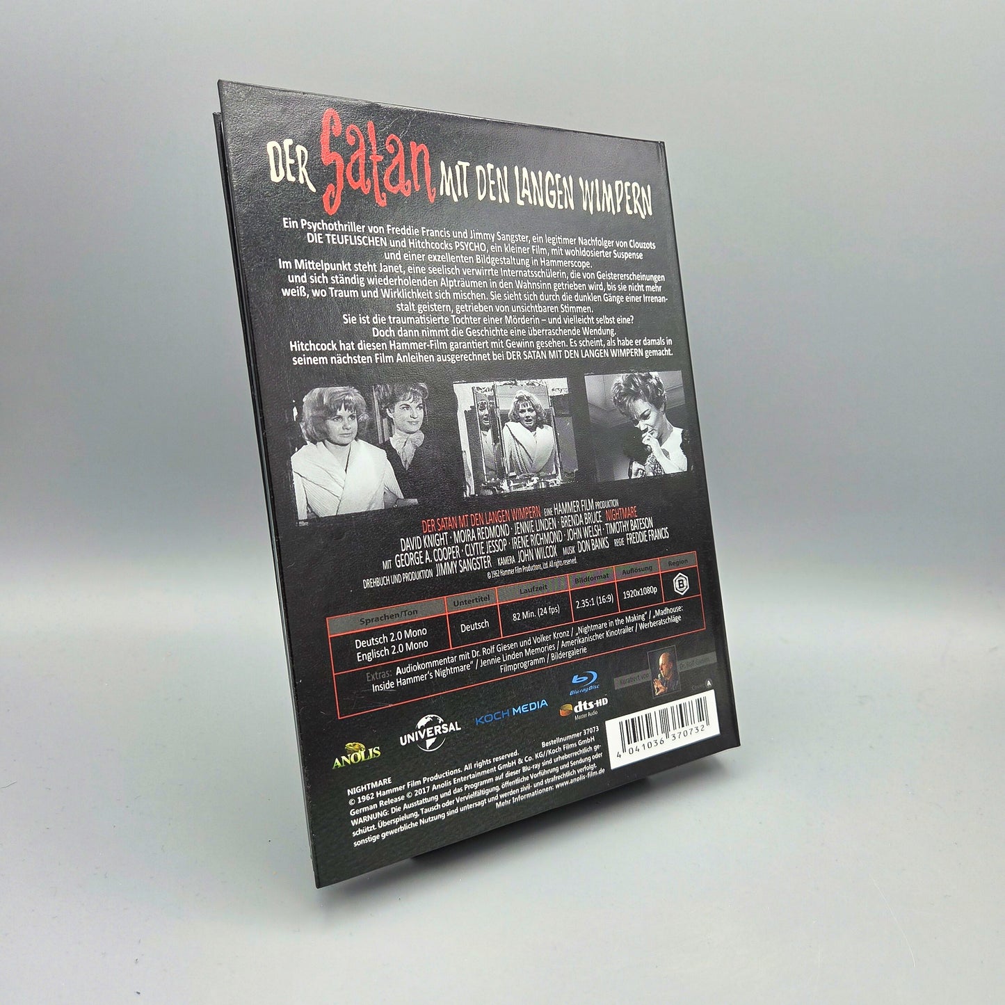 Der Satan mit den langen Wimpern	Mediabook	Blu-Ray Film	Cover A