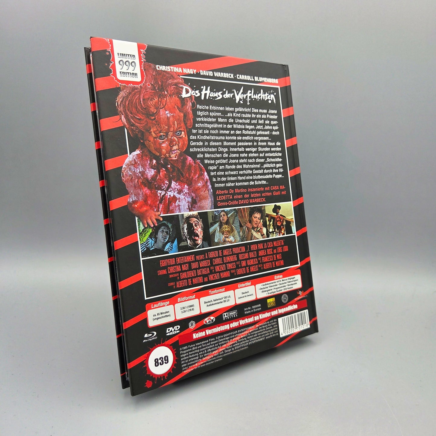 Das Haus der Verfluchten	Mediabook	Blu-Ray Film	Cover B