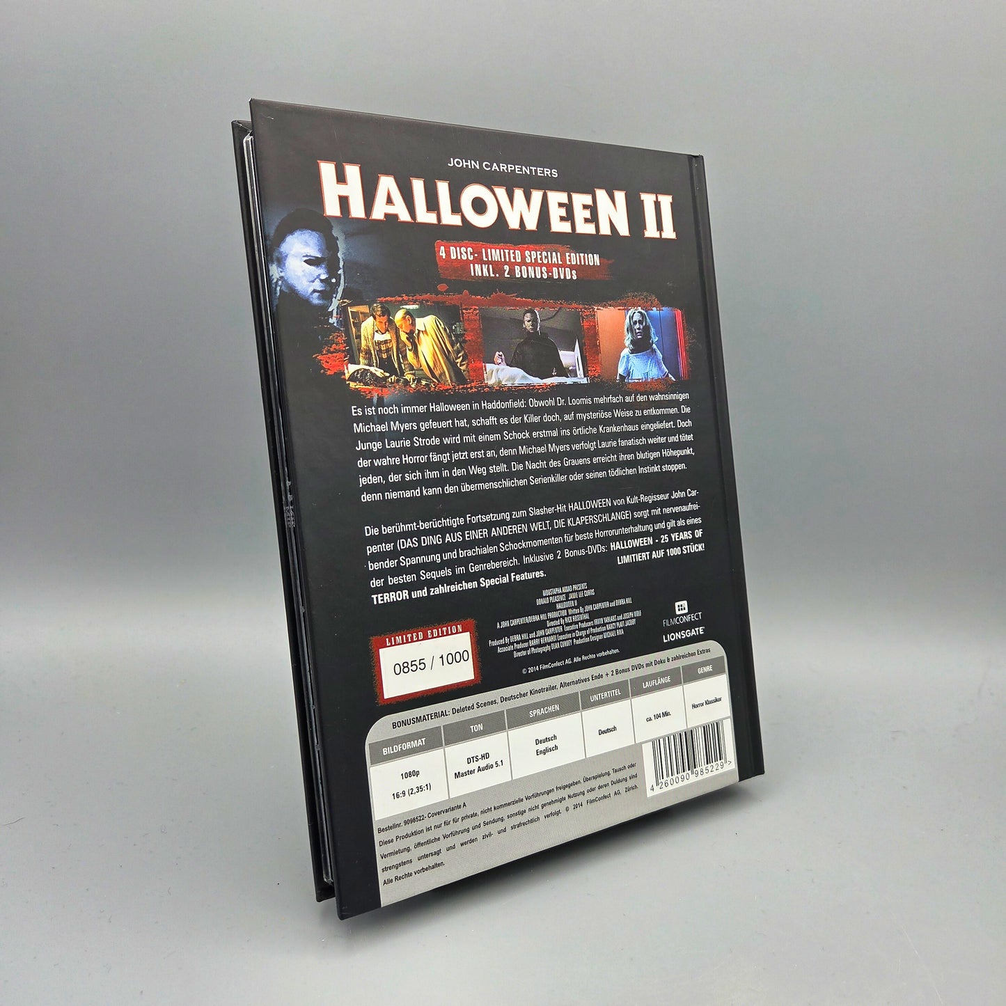 Halloween II - Das Grauen kehrt zurück - Cover A	Mediabook	Blu-Ray Film	Uncut 4-Disc Limited Edition