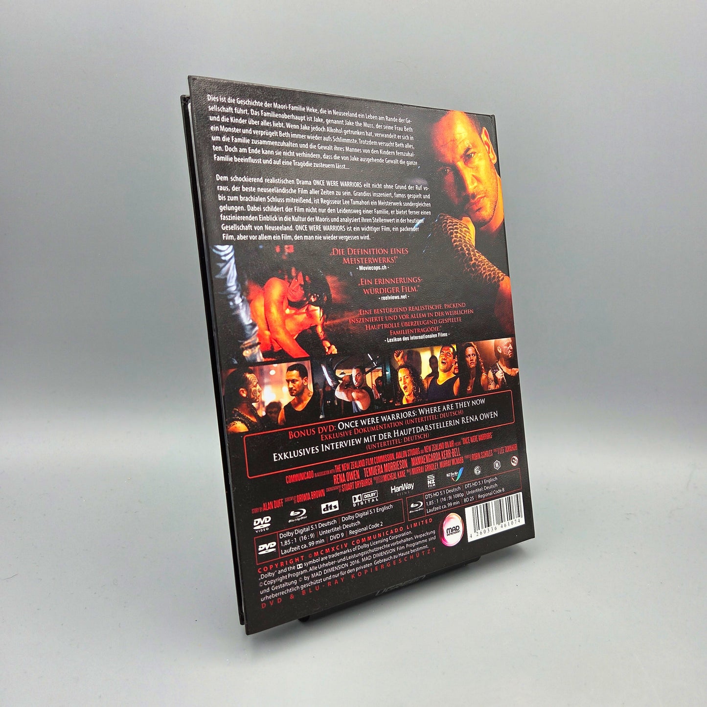 Once Were Warriors - Die letzte Kriegerin	Mediabook	Blu-Ray Film	3-Disc Limited Collector's Edition