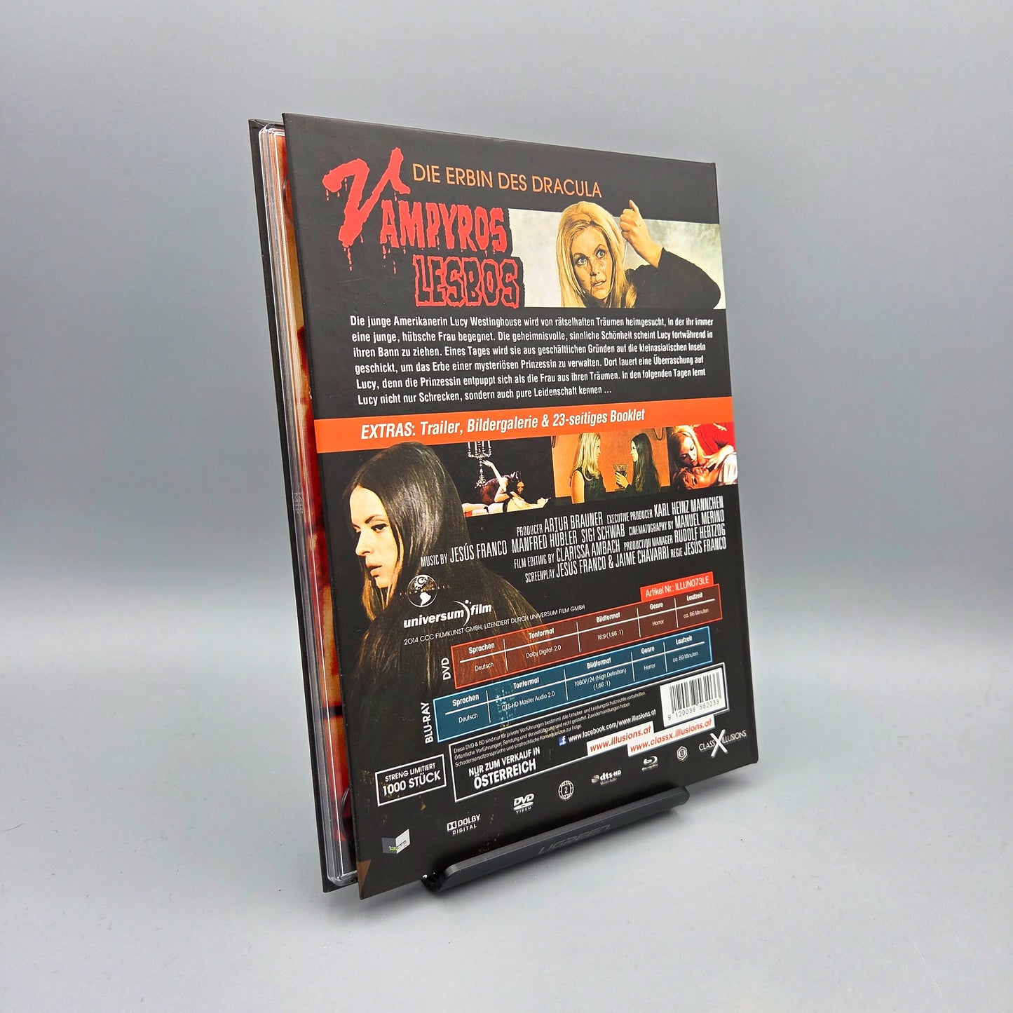Vampyros Lesbos - Die Erbin des Dracula	Mediabook	Blu-Ray Film