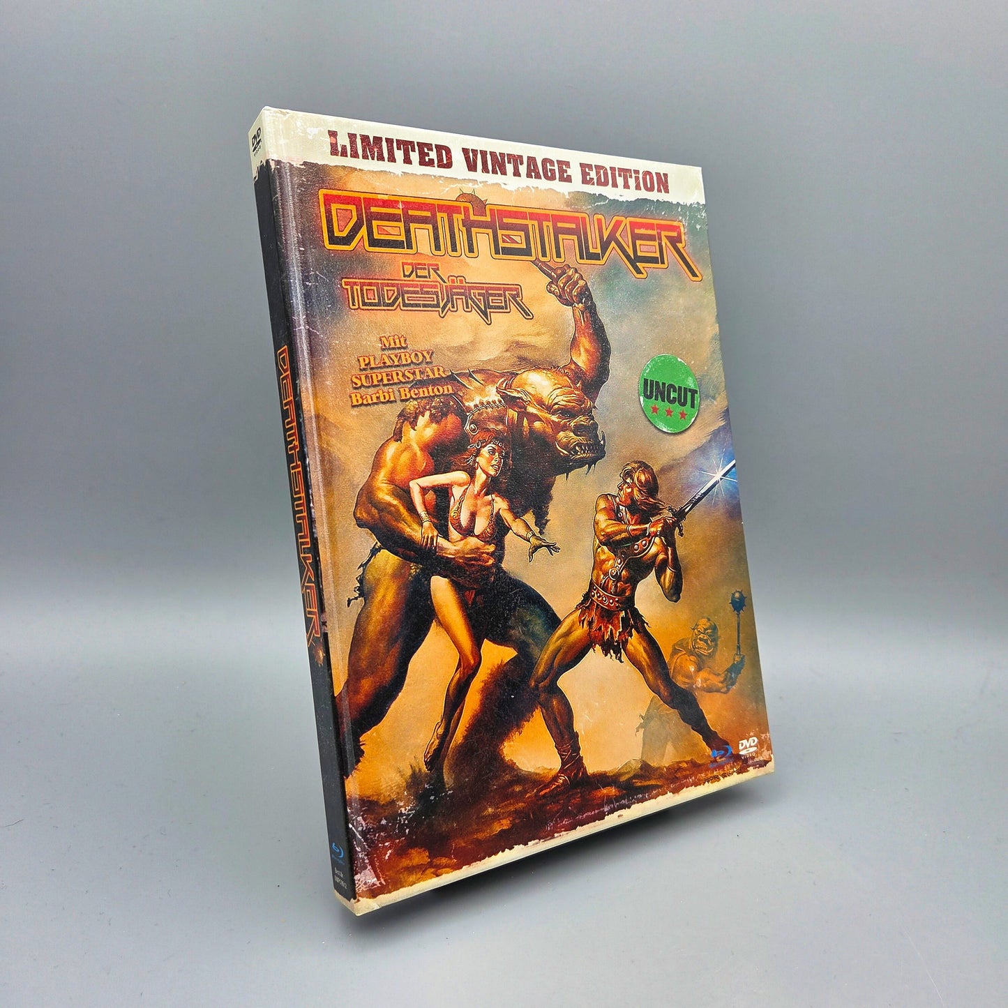 Deathstalker - Der Todesjäger	Mediabook	Blu-Ray Film	Uncut Limited Vintage Edition