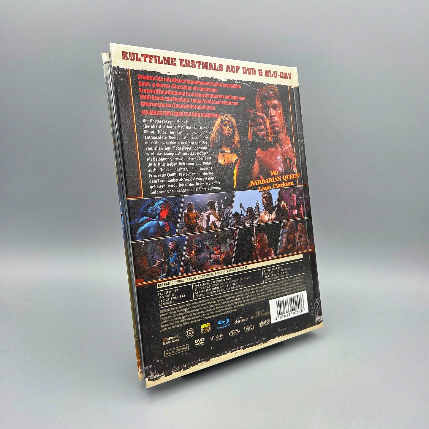 Deathstalker - Der Todesjäger	Mediabook	Blu-Ray Film	Uncut Limited Vintage Edition