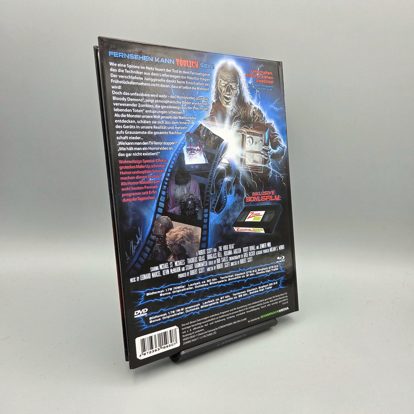 The Video Dead	Mediabook	Blu-Ray Film	Cover B