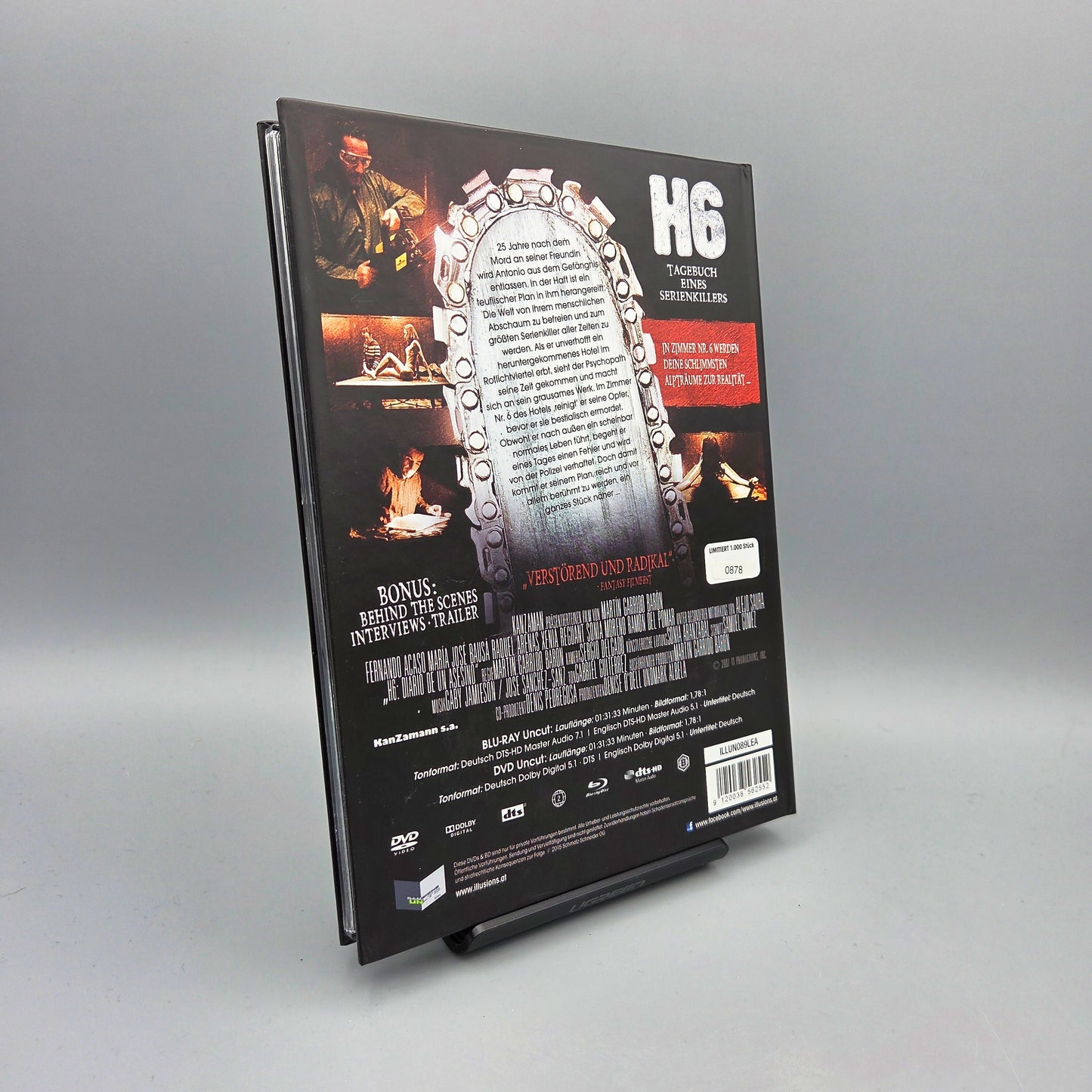 H6 - Tagebuch eines Serienkillers	Mediabook	Blu-Ray Film	2-Disc Uncut Limited Collector's Edition