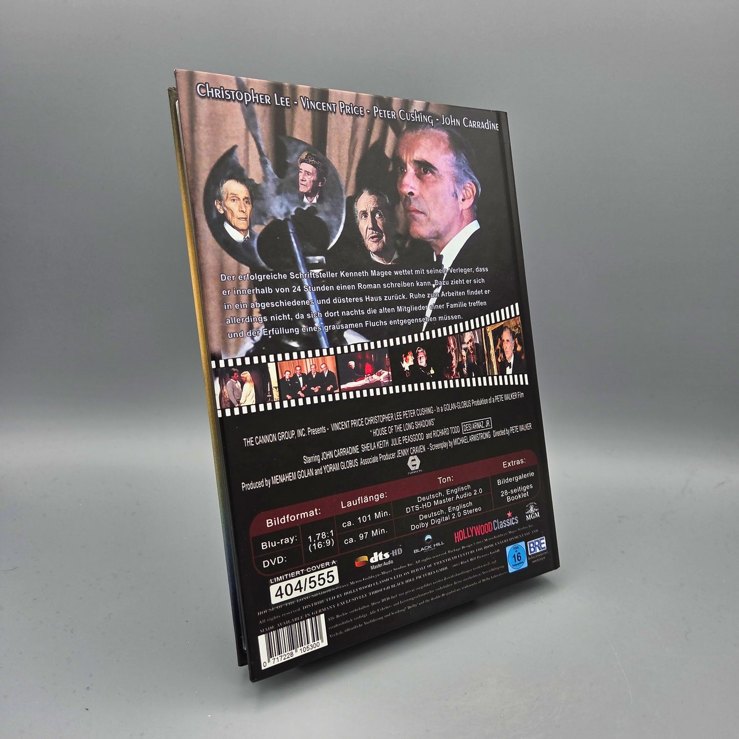 Das Haus der langen Schatten - Cover A	Mediabook	Blu-Ray Film