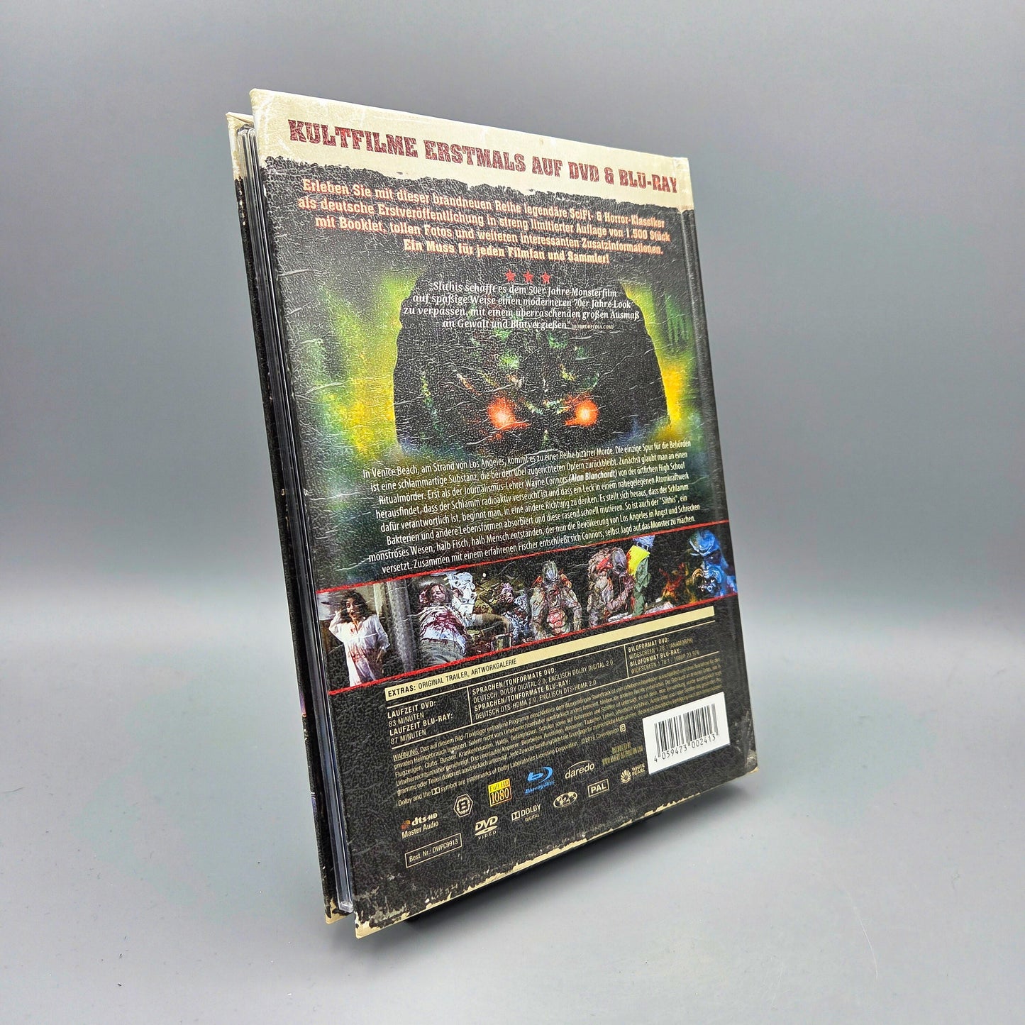 Slithis - Uncut	Mediabook	Blu-Ray Film	Limited Vintage Edition