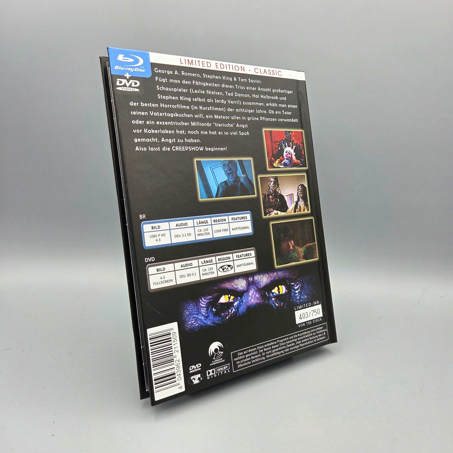 Creepshow	Mediabook	Blu-Ray Film	Limited Edition - Classic