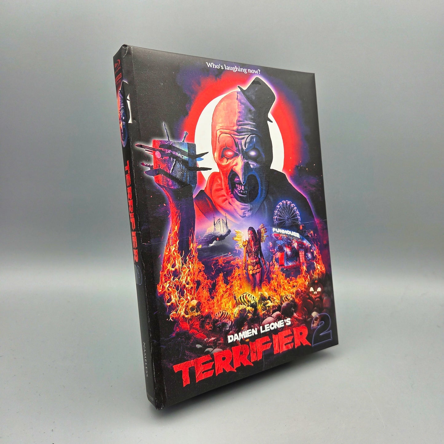 Damien Leone's Terrifier 2	Wattiertes Mediabook	4K Ultra HD Blu-Ray Film	B-Ware