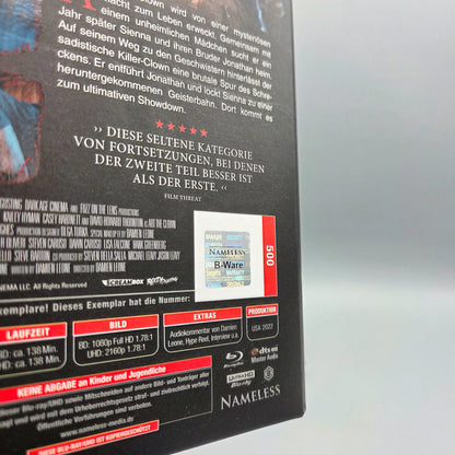 Damien Leone's Terrifier 2	Wattiertes Mediabook	4K Ultra HD Blu-Ray Film	B-Ware