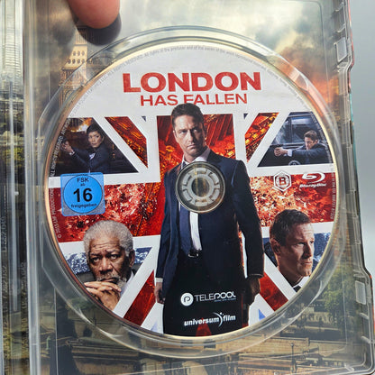 London has fallen	Steelbook	Blu-Ray Film	Englische Ausgabe mit deutscher Disc