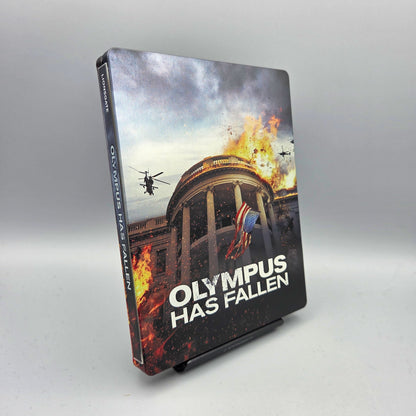 Olympus has fallen	Steelbook	Blu-Ray Film	Englische Ausgabe mit deutscher Disc