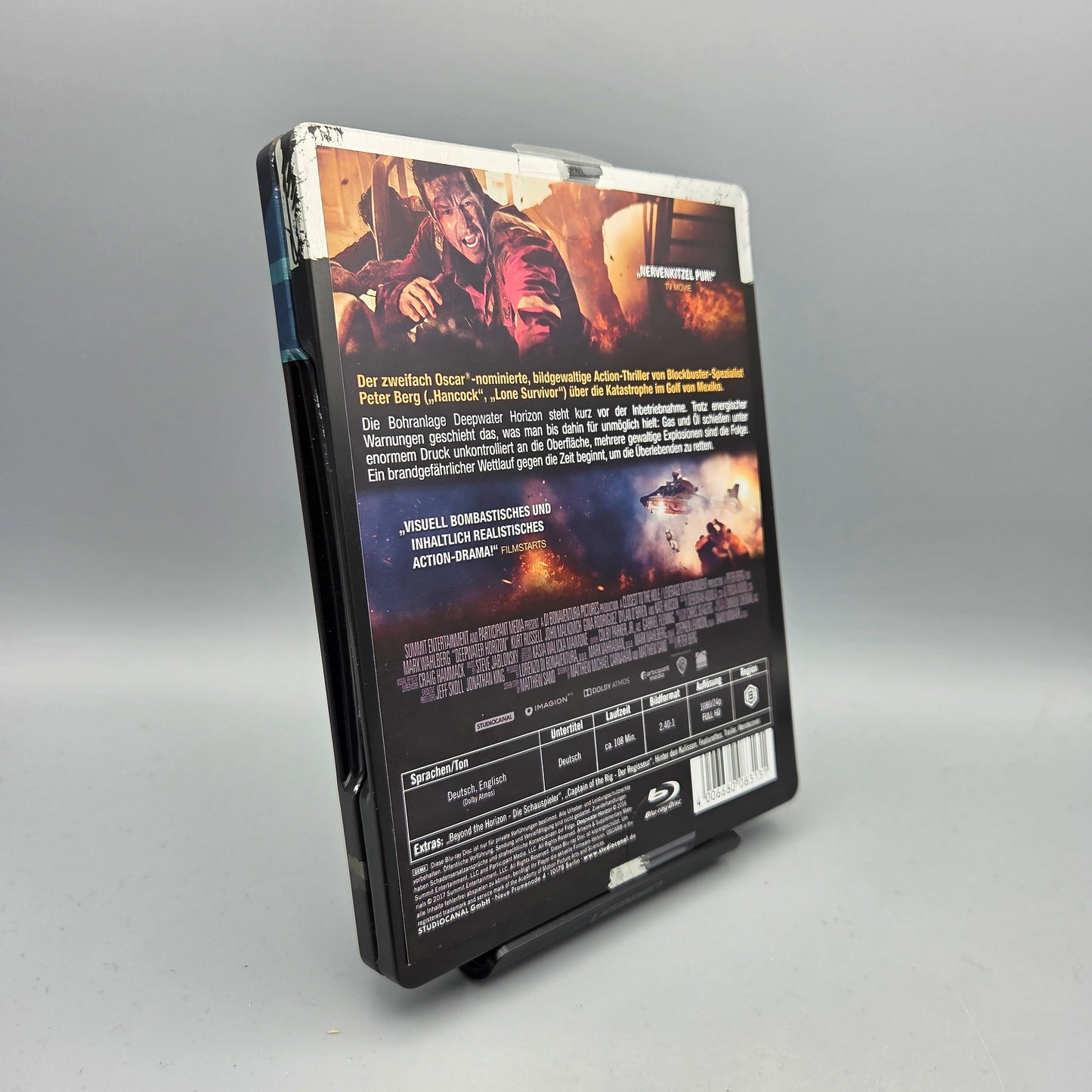 Deepwater Horizon	Steelbook	Blu-Ray Film	mit Mark Wahlberg