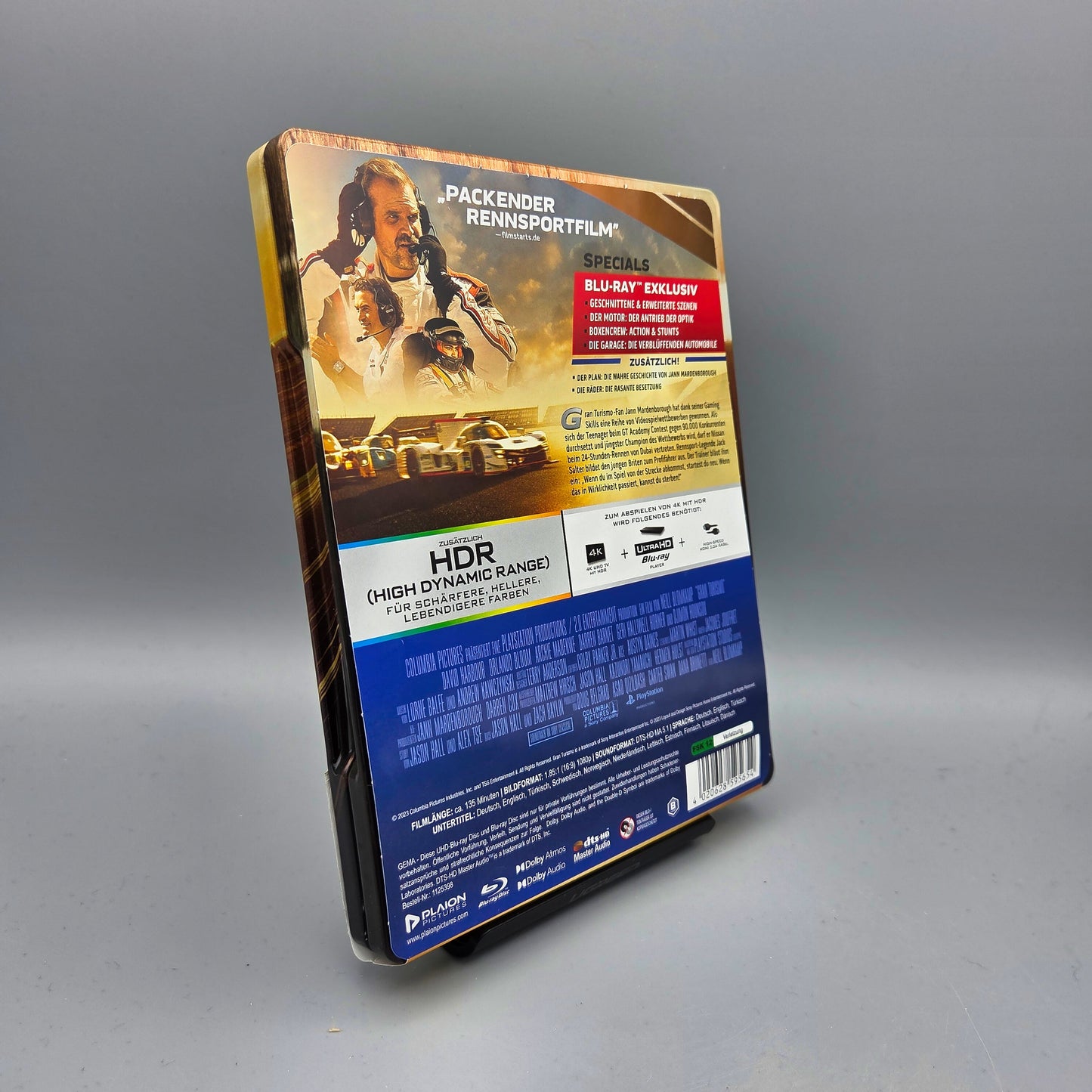Gran Turismo	Steelbook	4K Ultra HD Blu-Ray Film