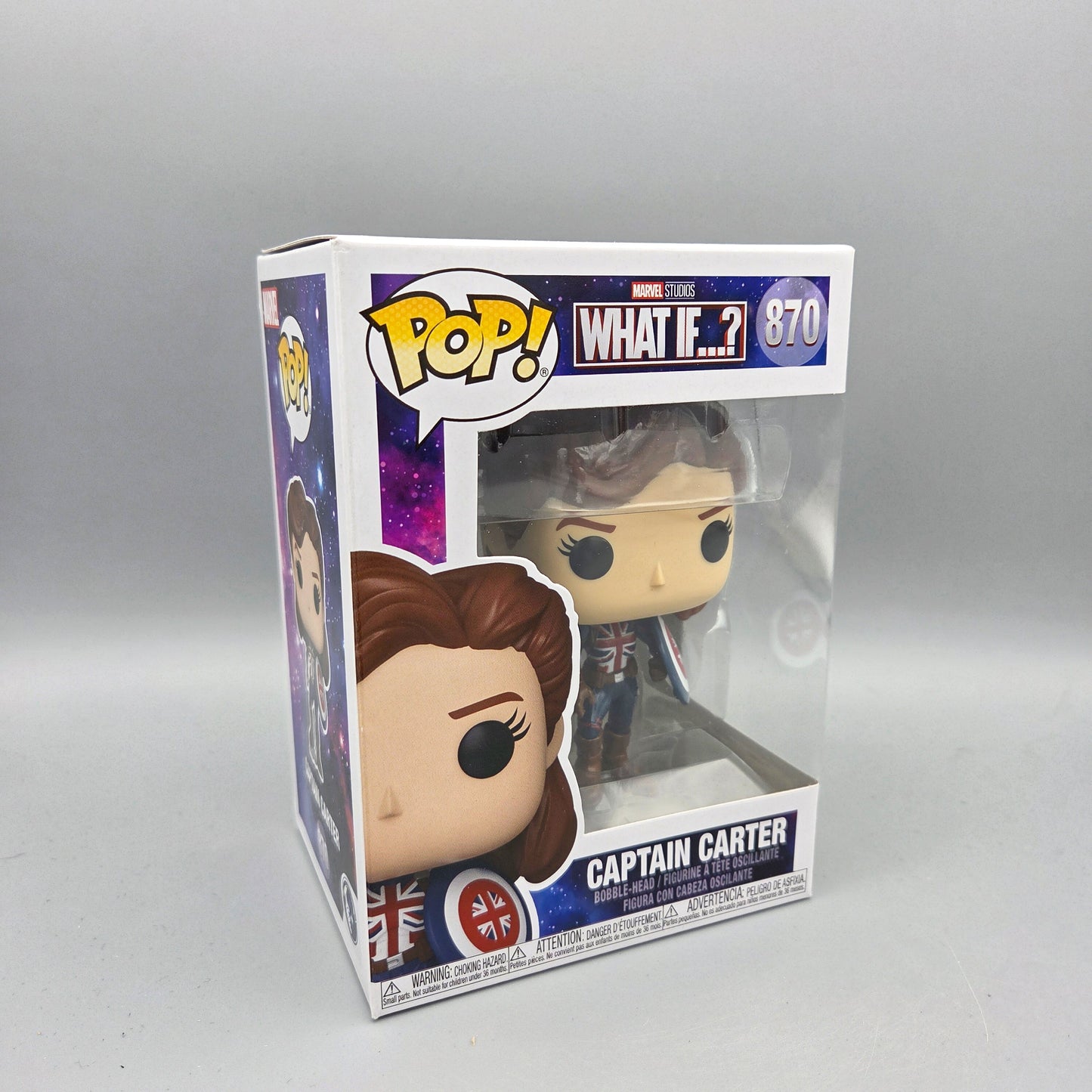 Funko Pop! What if…?	#870 Captain Carter		Marvel	Vinylfigur