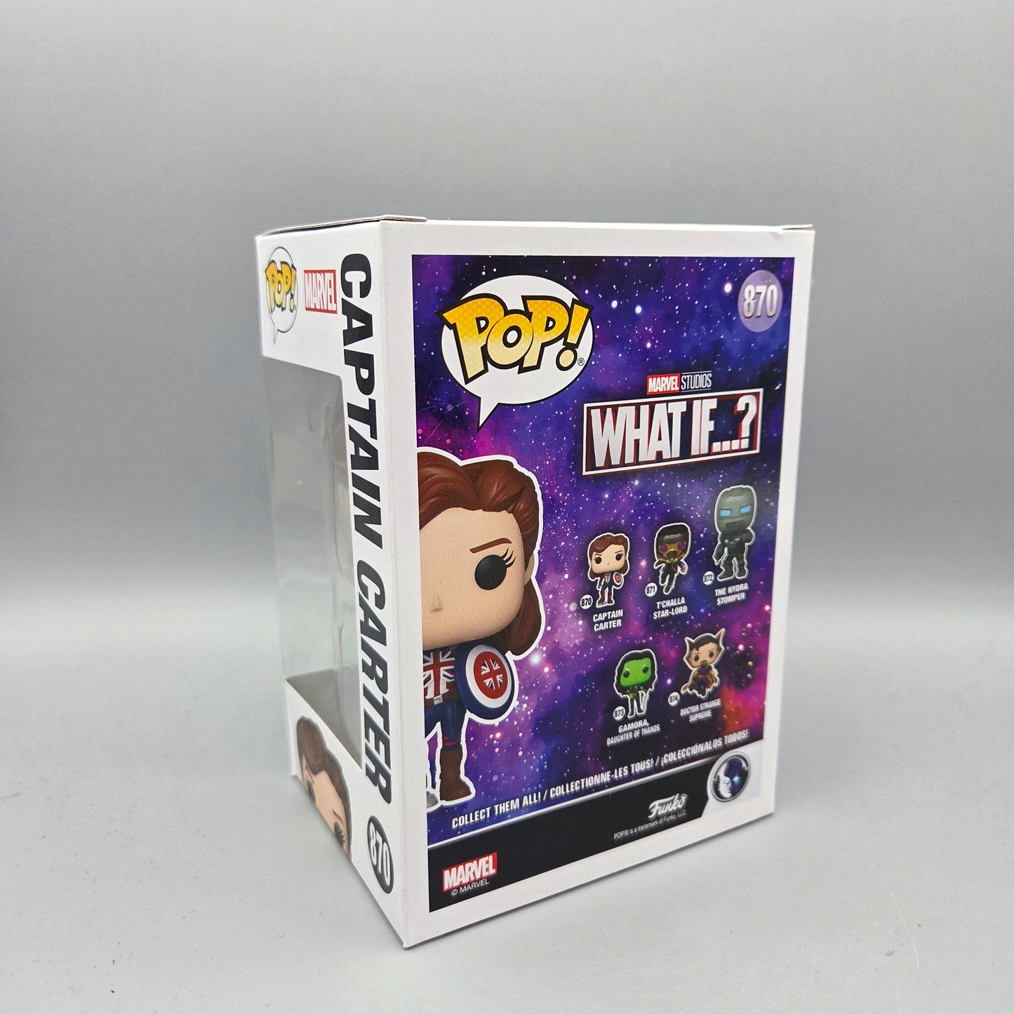 Funko Pop! What if…?	#870 Captain Carter		Marvel	Vinylfigur