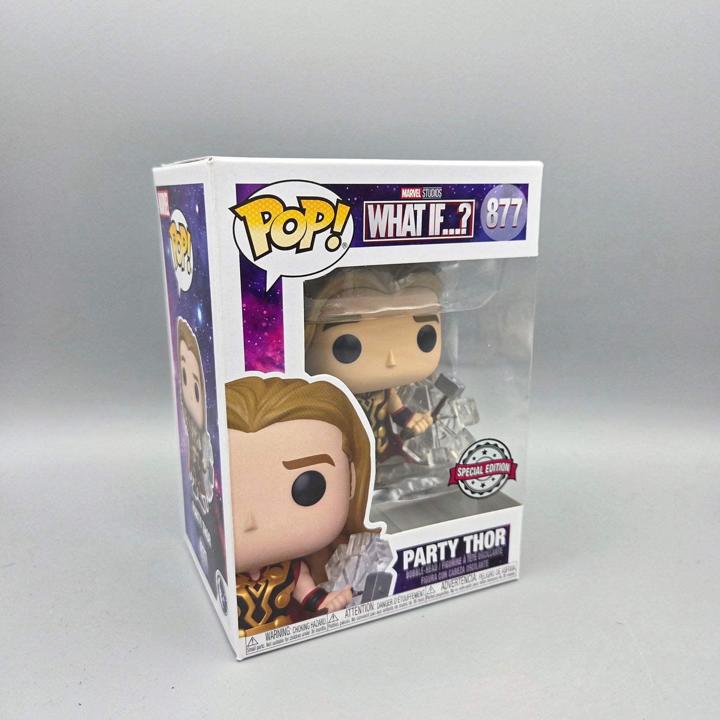 Funko Pop! What if…?	#877 Party Thor	Special Edition	Marvel	Vinylfigur