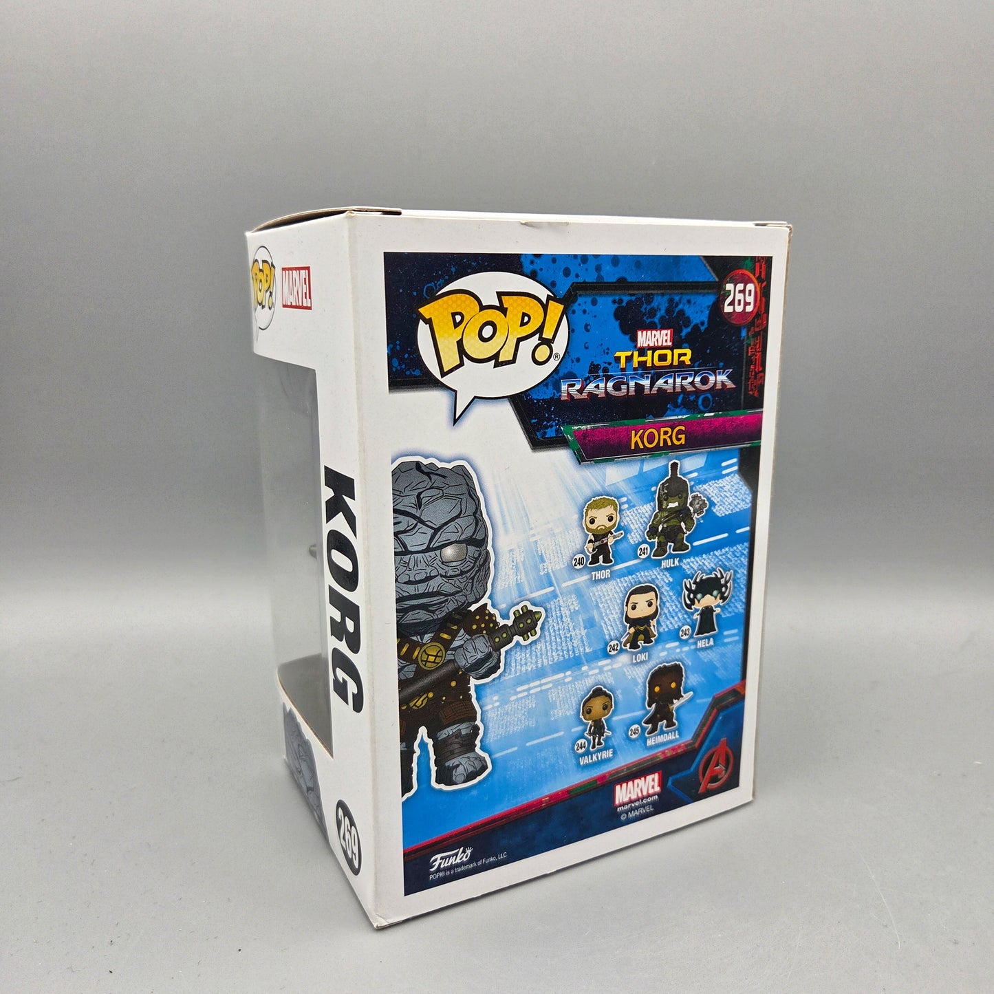 Funko Pop! Thor: Ragnarok	#269 Korg		Marvel	Vinylfigur