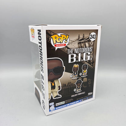 Funko Pop! The Notorious B.I.G.	#243 Notorious B.I.G. with Suit	Special Edition	Rocks	Vinylfigur