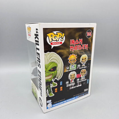 Funko Pop! Iron Maiden	#144 "Killers Eddie"	Glows in the Dark	Rocks	Vinylfigur