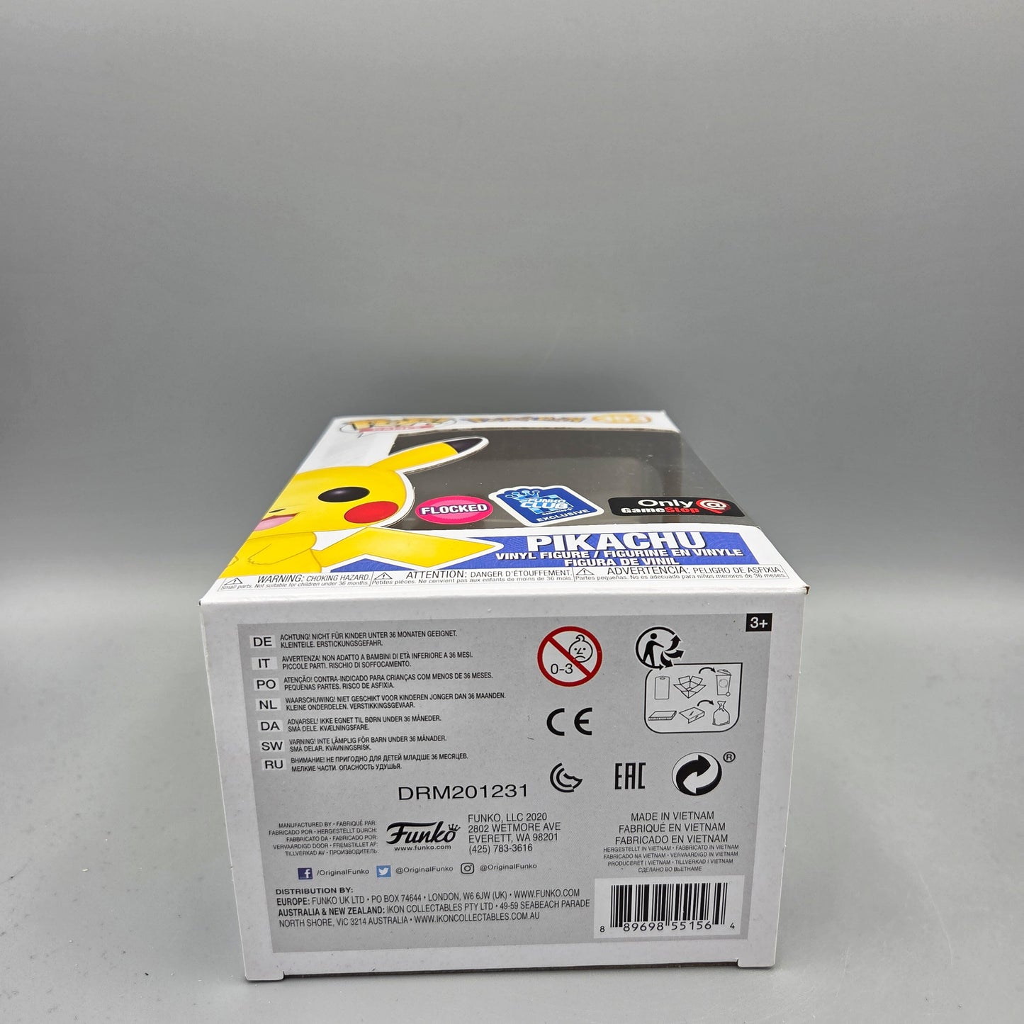 Funko Pop! Pokémon	#353 Pikachu	Flocked	Games	Vinylfigur