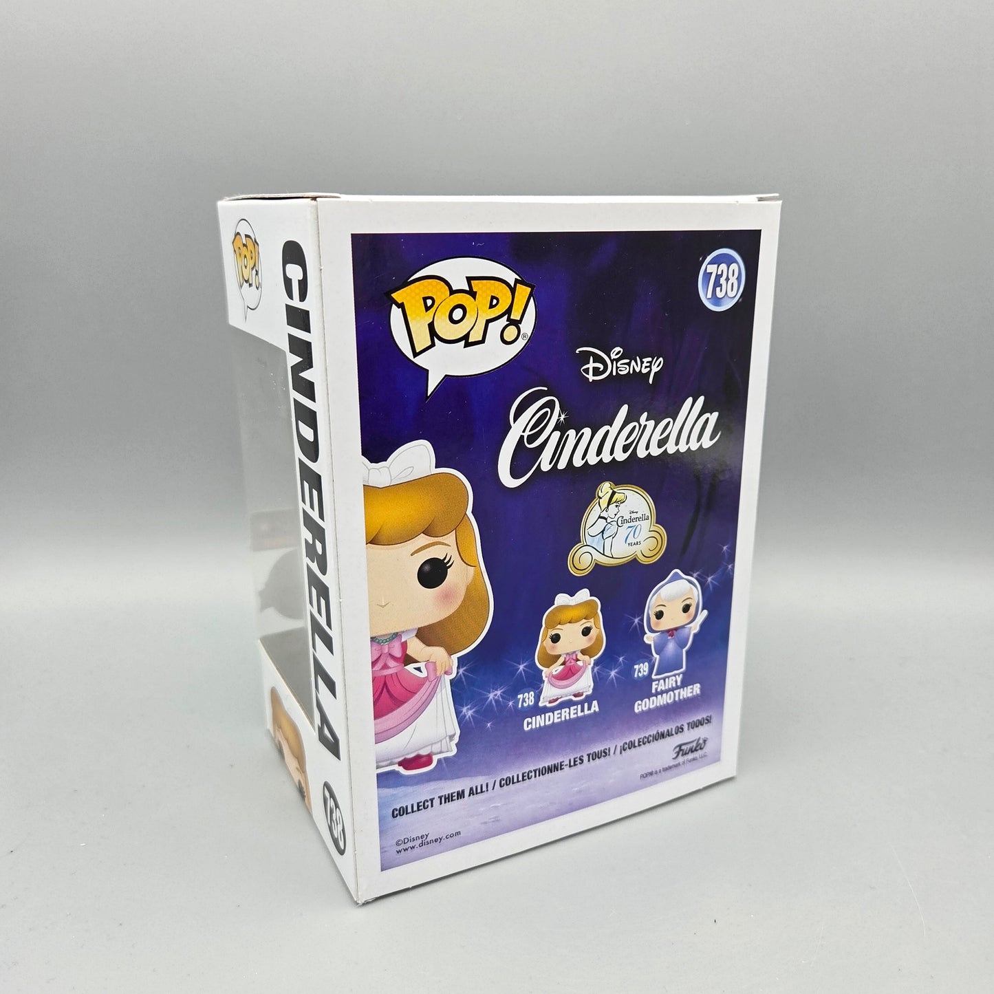 Funko Pop! #738 Cinderella	Diamond Collection	Disney	Vinylfigur