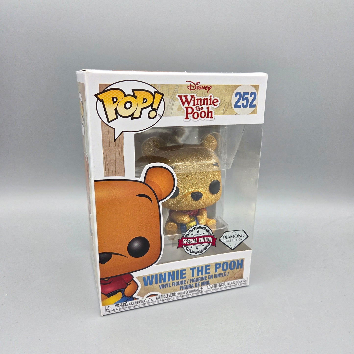 Funko Pop! #252 Winnie the Pooh	Diamond Collection	Disney	Vinylfigur