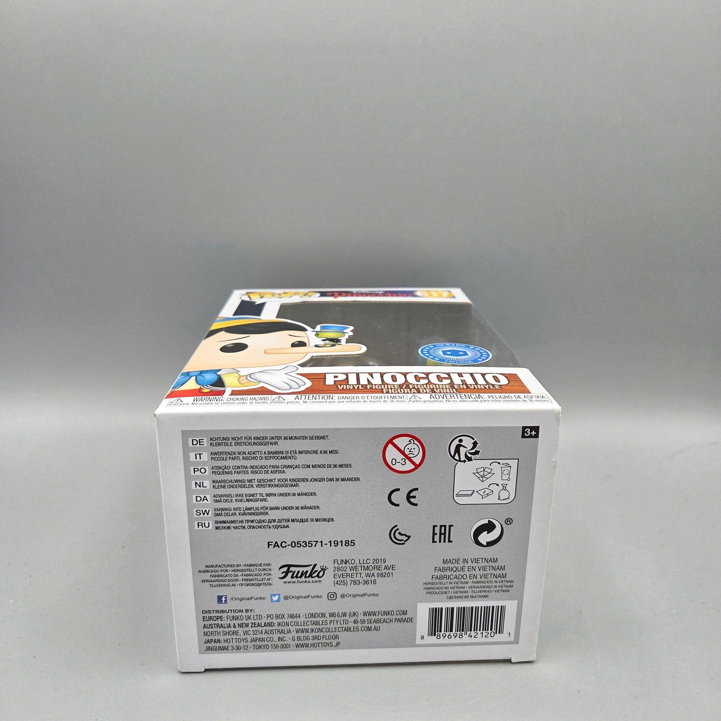 Funko Pop! #617 Pinocchio	Pop in a Box-Exclusive	Disney	Vinylfigur