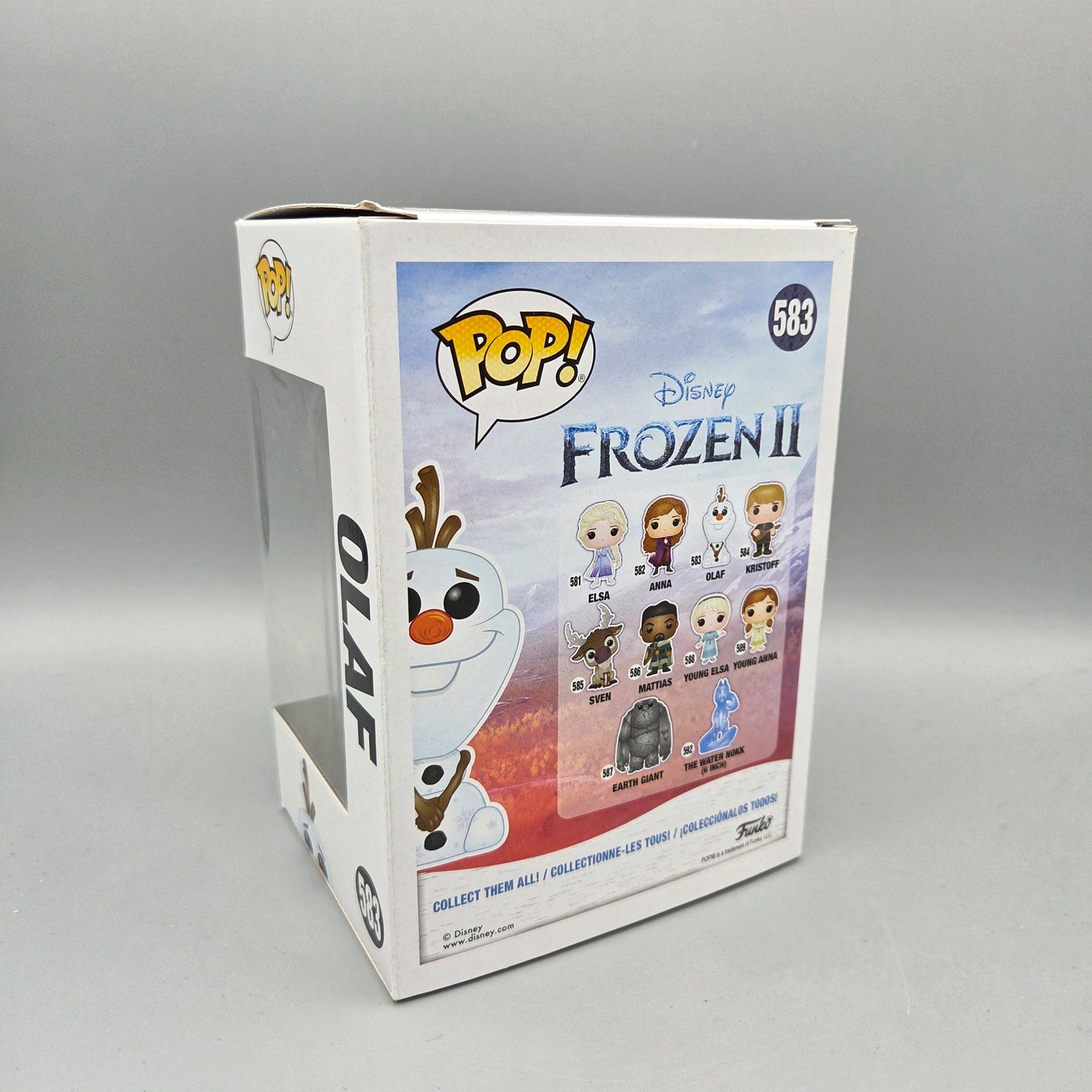 Funko Pop! Frozen II	#583 Olaf		Disney	Vinylfigur