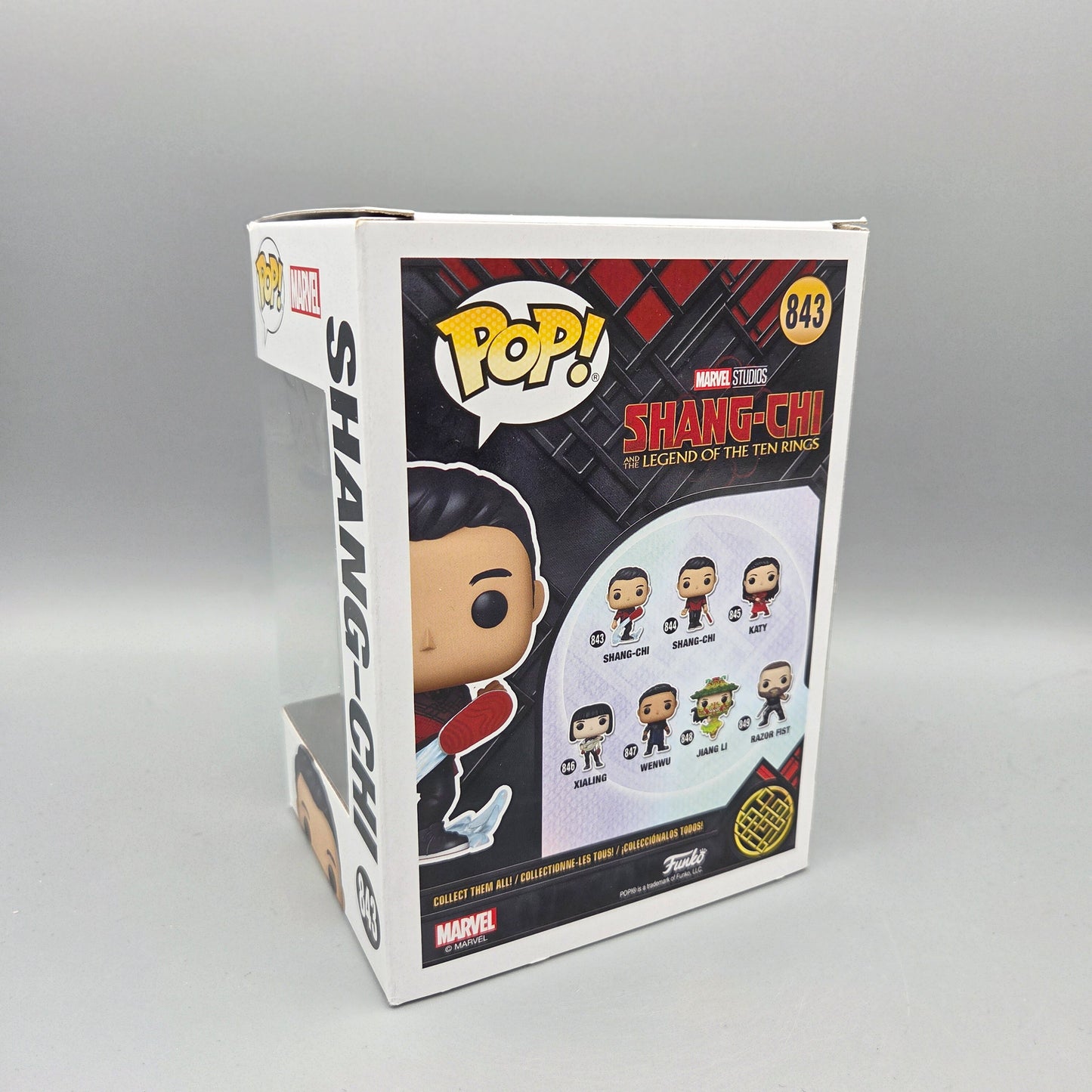 Funko Pop! Shang-Chi and the Legend of the ten rings	#843 Shang-Chi		Marvel	Vinylfigur