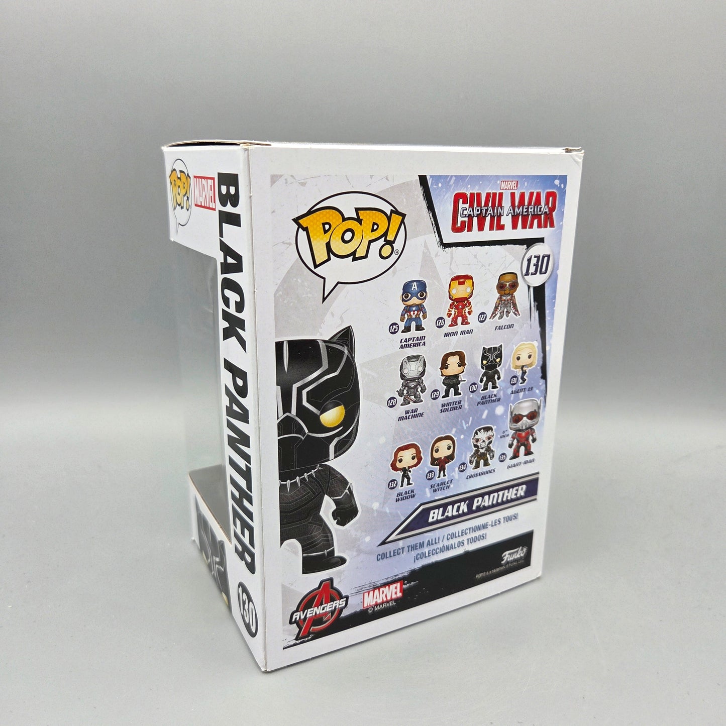 Funko Pop! Captain America : Civil War	#130 Black Panther		Marvel	Vinylfigur