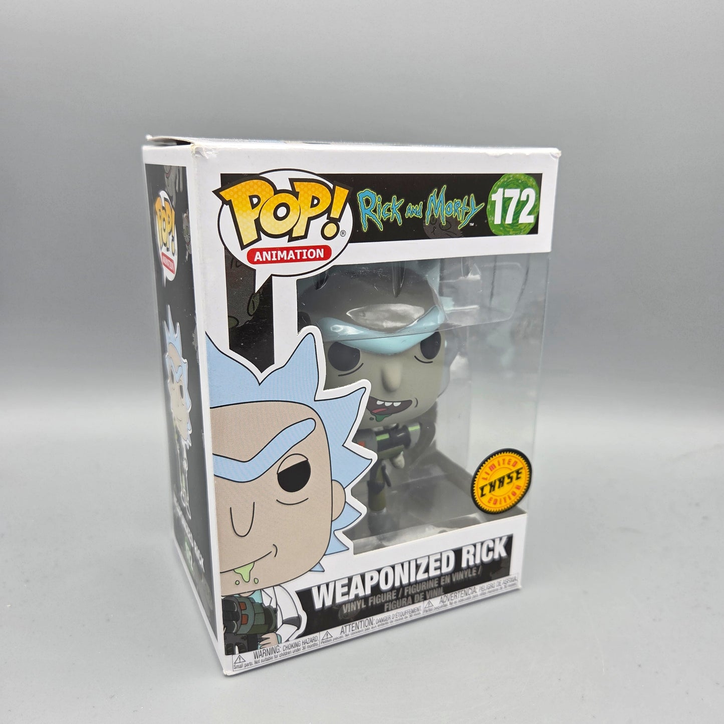 Funko Pop! Rick and Morty	#172 Weaponized Rick - Chase	Animation	Vinylfigur