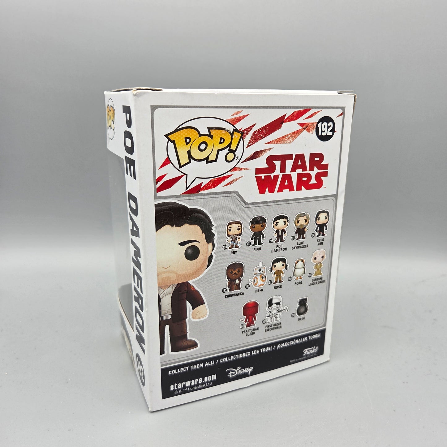 Funko Pop! Star Wars	#192 Poe Dameron		-	Vinylfigur