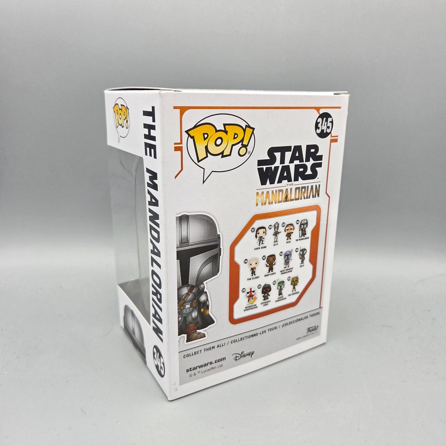 Funko Pop! Star Wars	#345 The Mandalorian		-	Vinylfigur