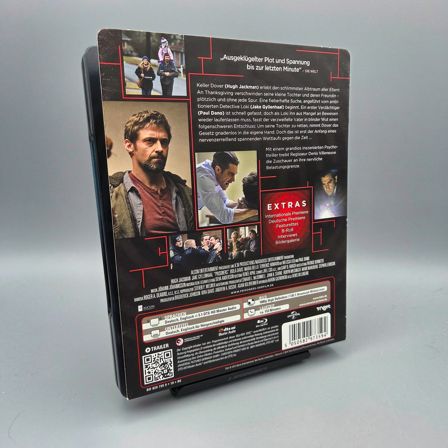 Prisoners	Steelbook	Blu-Ray Film	mit Hugh Jackman