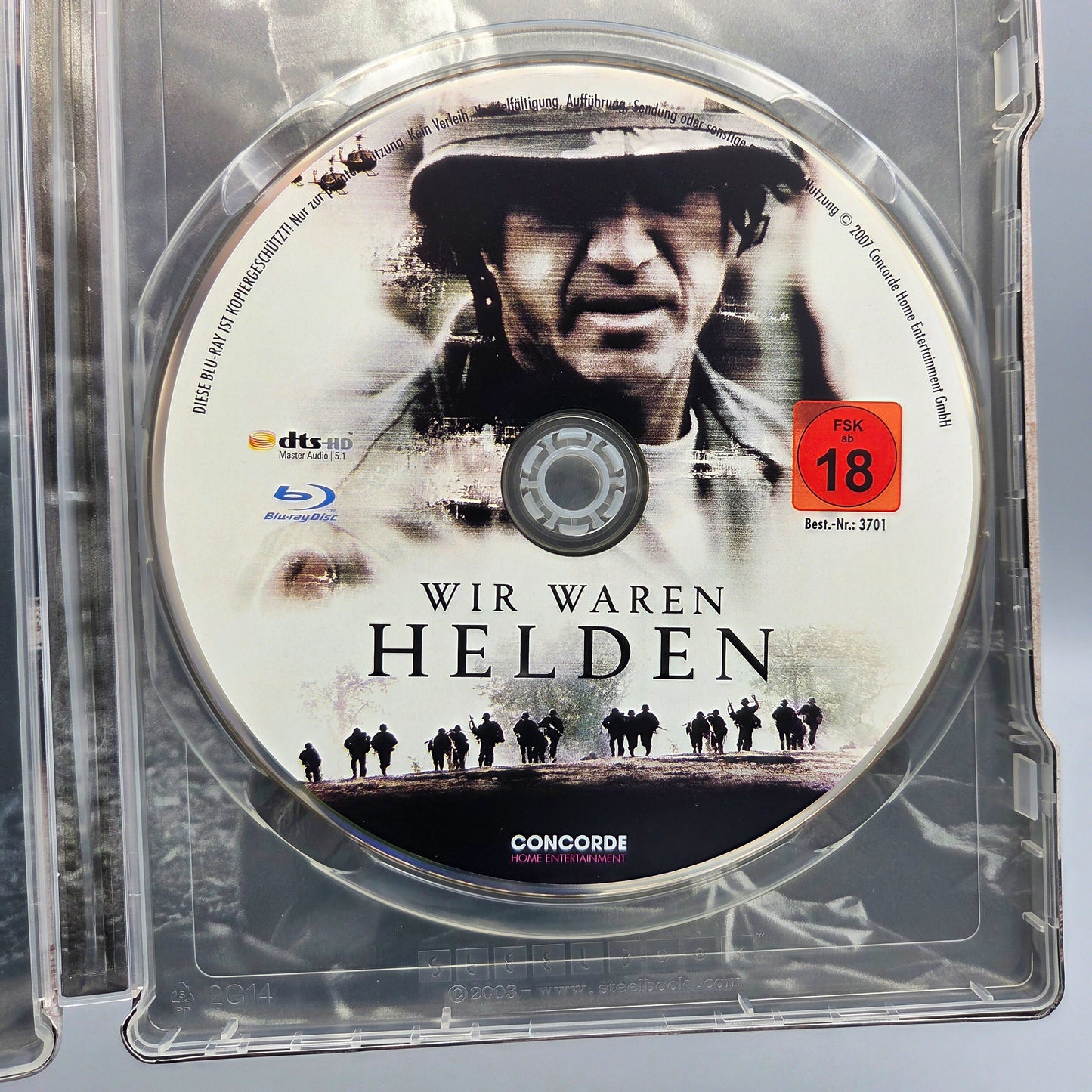 Wir waren Helden (We were Soldiers)	Steelbook	Blu-Ray Film	Englische Ausgabe mit deutscher Disc