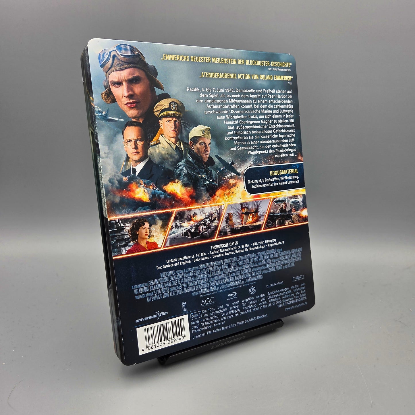 Midway - Für die Freiheit	Steelbook	Blu-Ray Film