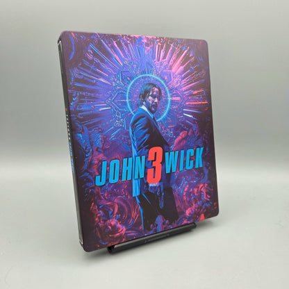 John Wick: Kapitel 3	Steelbook	Blu-Ray Film	mit Keanu Reeves