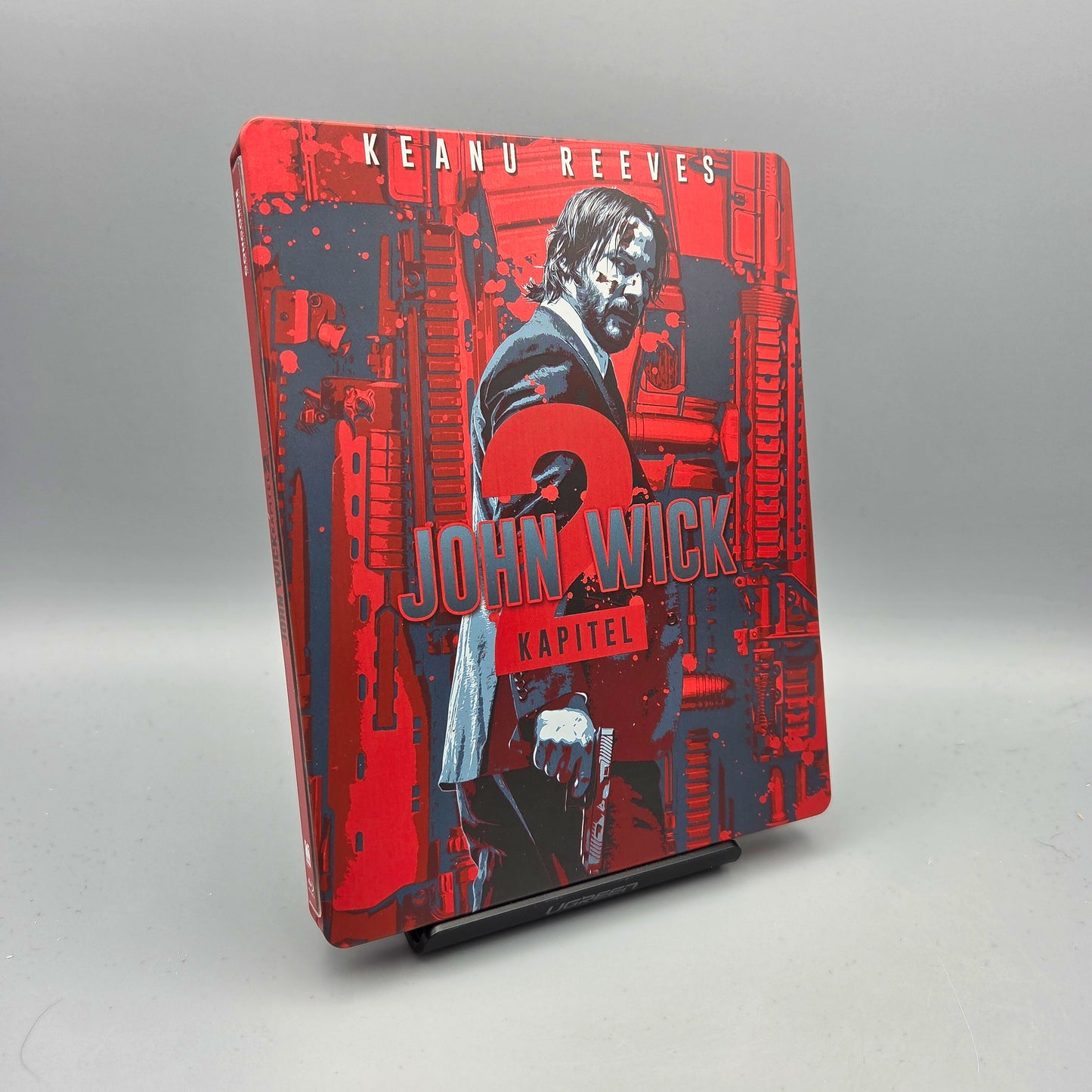 John Wick: Kapitel 2	Steelbook	Blu-Ray Film	mit Keanu Reeves