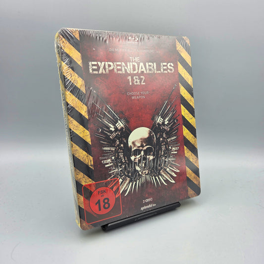 The Expendables 1 & 2	Steelbook	Blu-Ray Film NEU