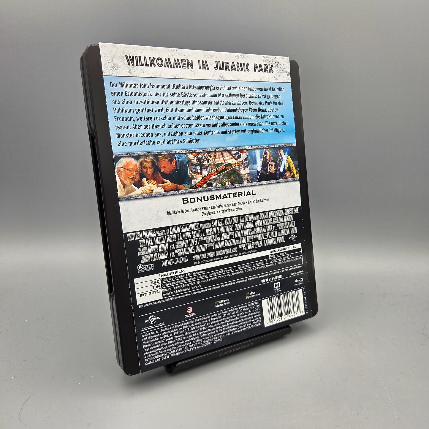 Jurassic Park	Steelbook	Blu-Ray Film