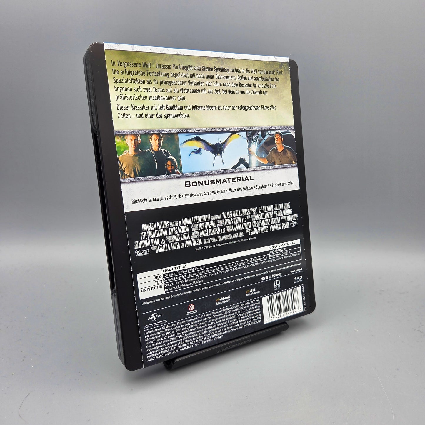 Jurassic Park: Die vergessene Welt	Steelbook	Blu-Ray Film