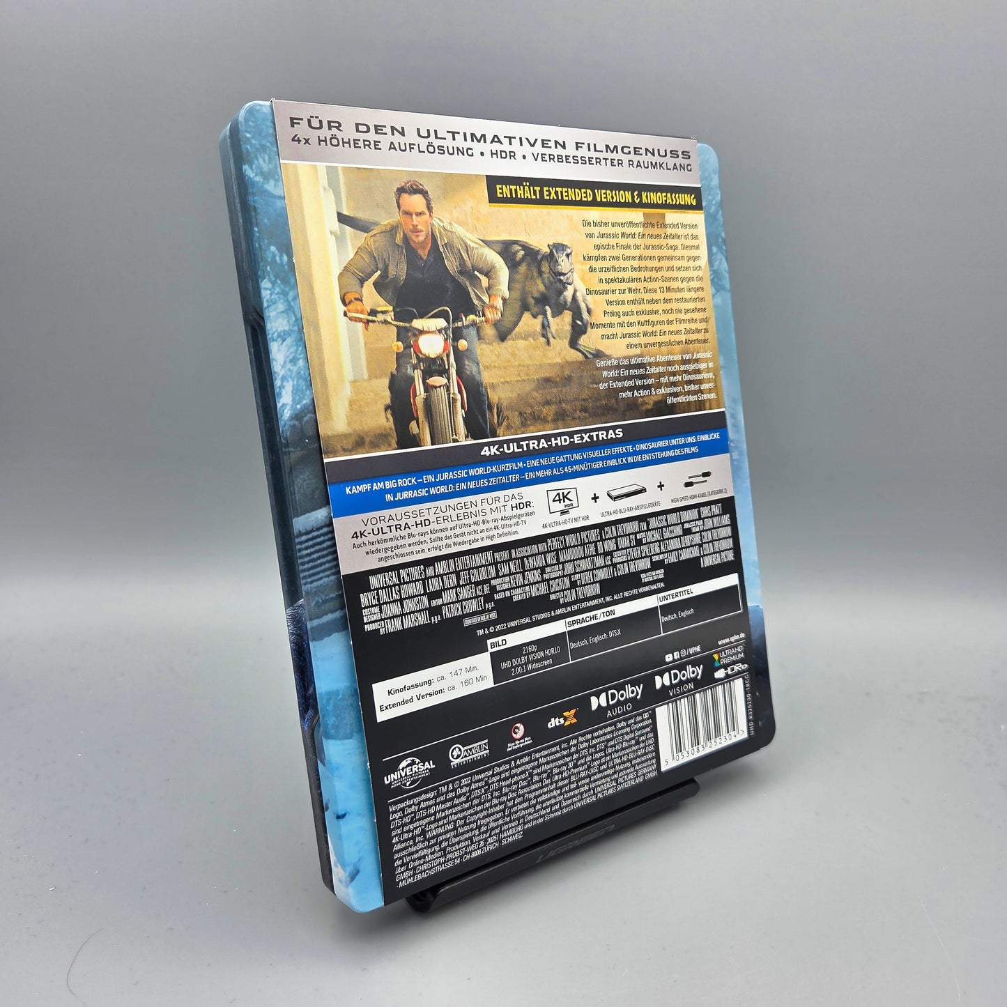 Jurassic World: Ein neues Zeitalter	Steelbook	4K Ultra HD Blu-Ray Film