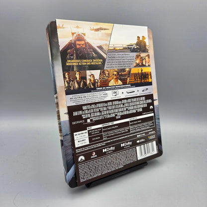 Top Gun: Maverick	Steelbook	4K Ultra HD Blu-Ray Film	mit Tom Cruise