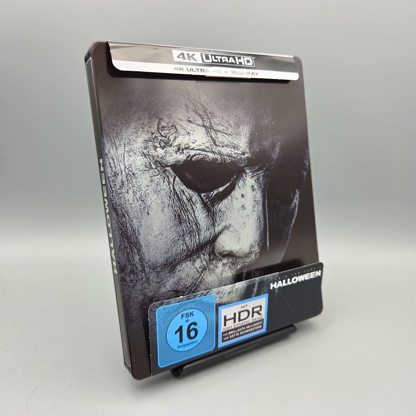 Halloween	Steelbook	4K Ultra HD Blu-Ray Film	mit Jamie Lee Curtis