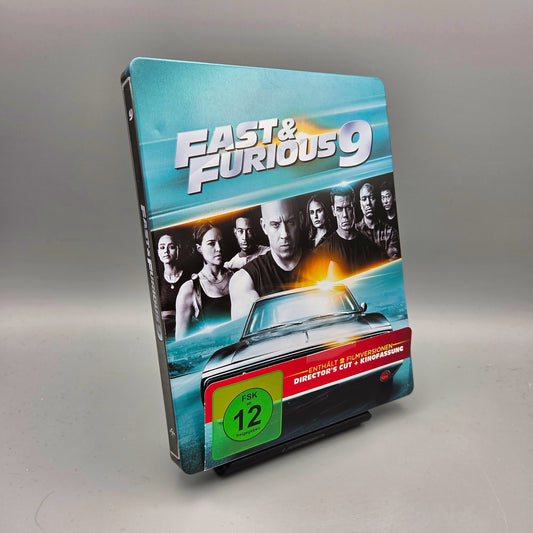Fast and Furious 9	Steelbook	Blu-Ray Film	mit Vin Diesel
