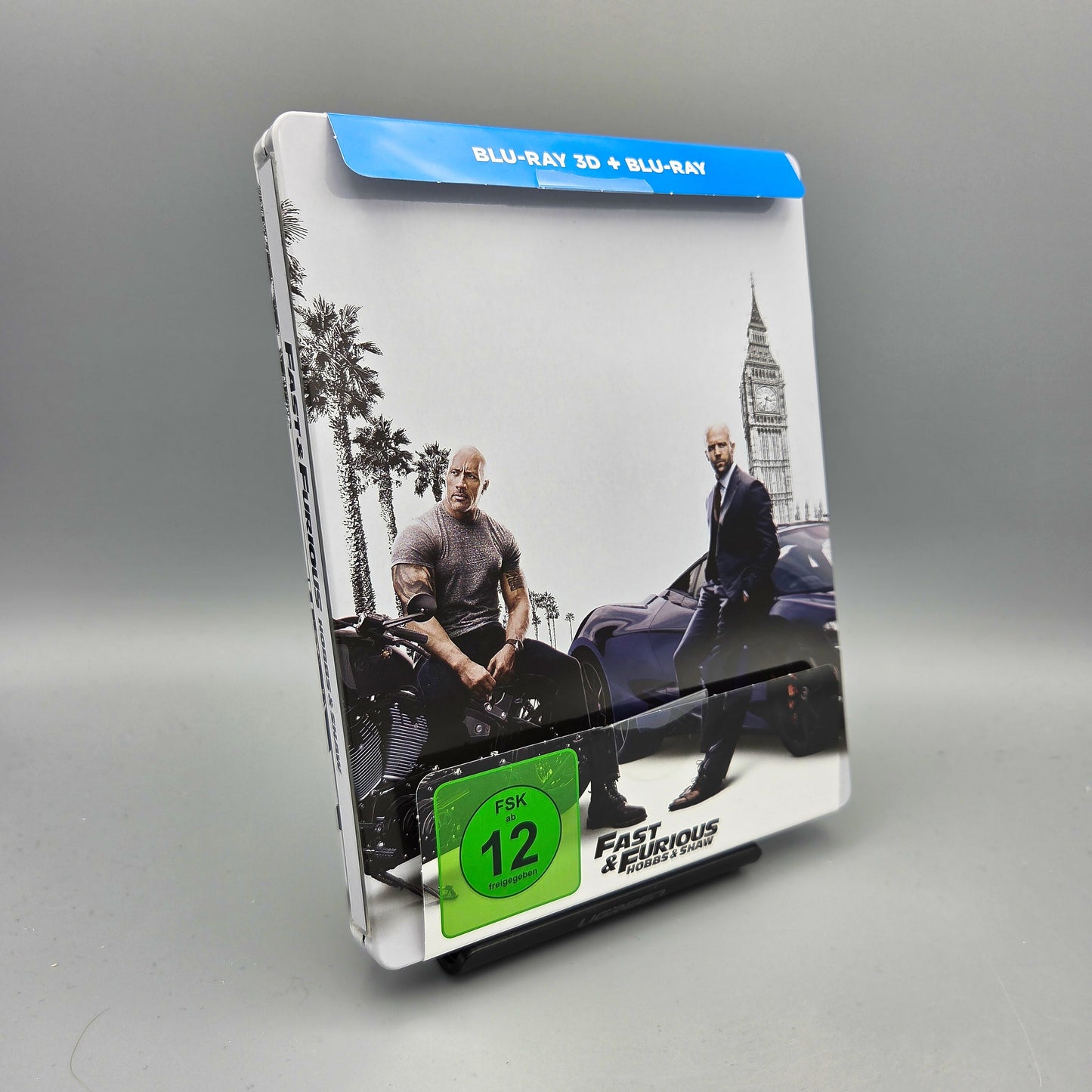 Fast & Furious: Hobbs & Shaw 3D & 2D	Steelbook	Blu-Ray Film	mit Dwayne Johnson