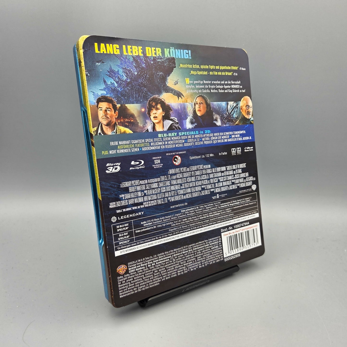 Godzilla II: King of the Monsters 3D & 2D	Steelbook	Blu-Ray Film