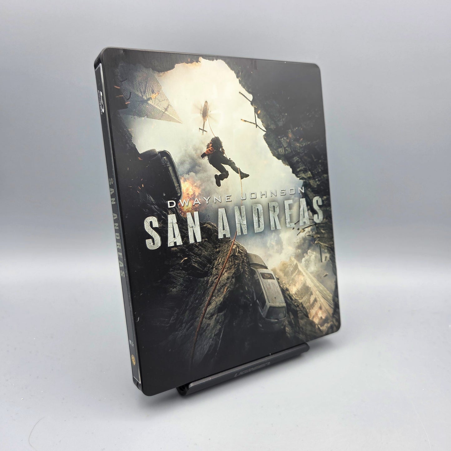 San Andreas	Steelbook	Blu-Ray Film	mit Dwayne Johnson