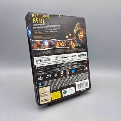 Mortal Kombat	Steelbook	4K Ultra HD Blu-Ray Film	Italienische Ausgabe ohne deutschem Ton